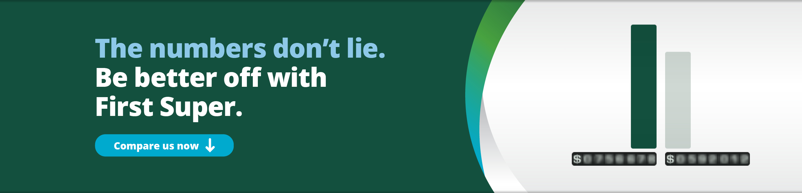 The numbers don't lie. Be better off with First Super. Compare First Super